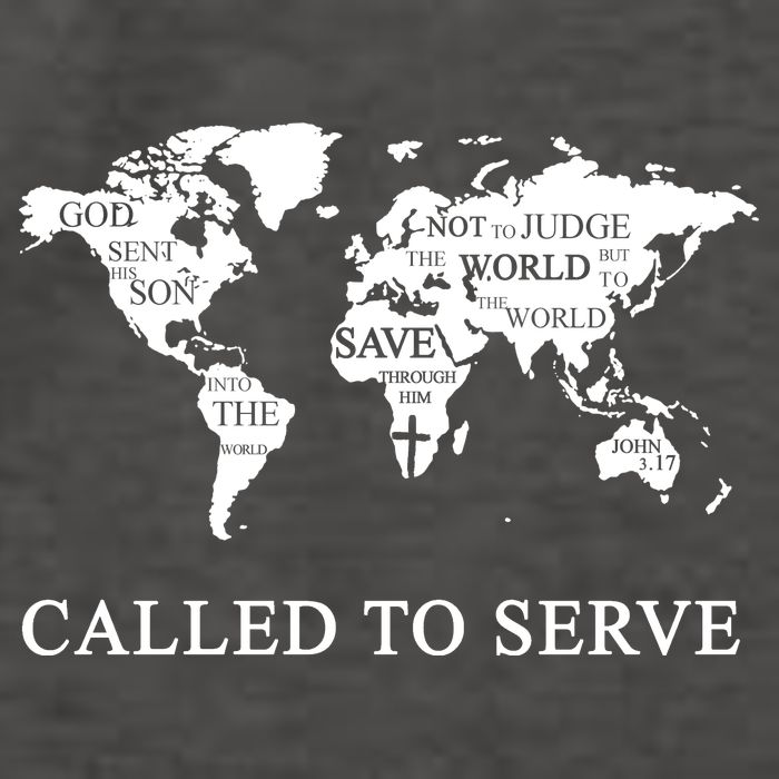 Christian Missionary Called To Serve Vector Backpack