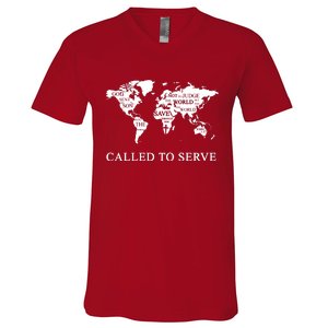 Christian Missionary Called To Serve V-Neck T-Shirt