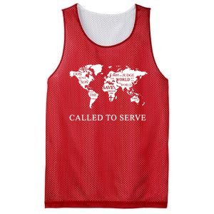 Christian Missionary Called To Serve Mesh Reversible Basketball Jersey Tank