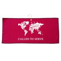Christian Missionary Called To Serve Large Microfiber Waffle Golf Towel