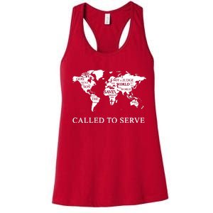 Christian Missionary Called To Serve Women's Racerback Tank