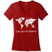 Christian Missionary Called To Serve Women's V-Neck T-Shirt