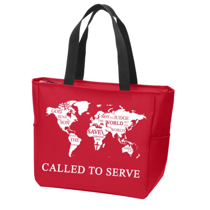 Christian Missionary Called To Serve Zip Tote Bag