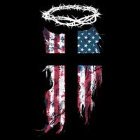 Christian Patriotic USA Flag Backpack