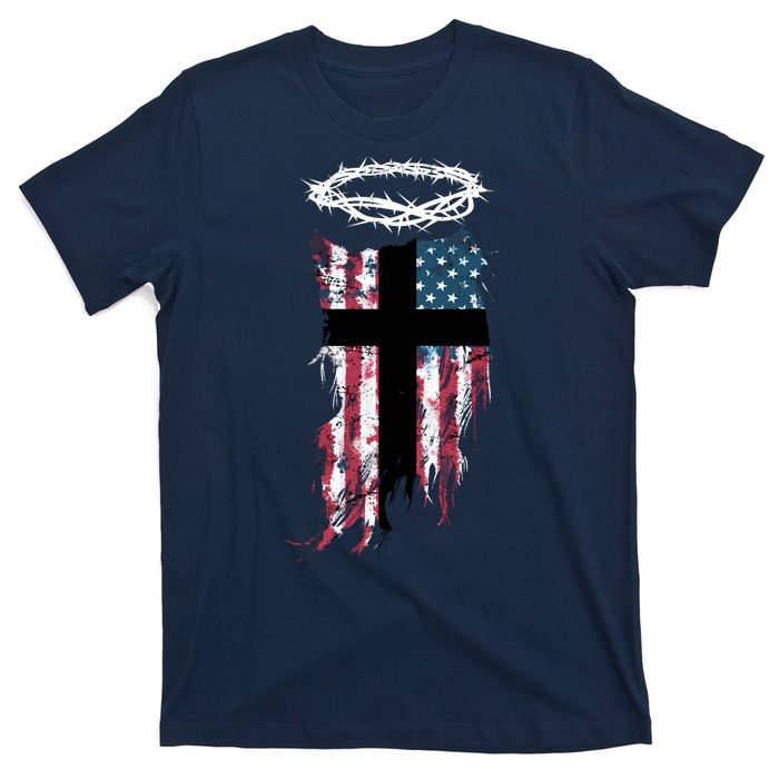 Christian Patriotic USA Flag T-Shirt