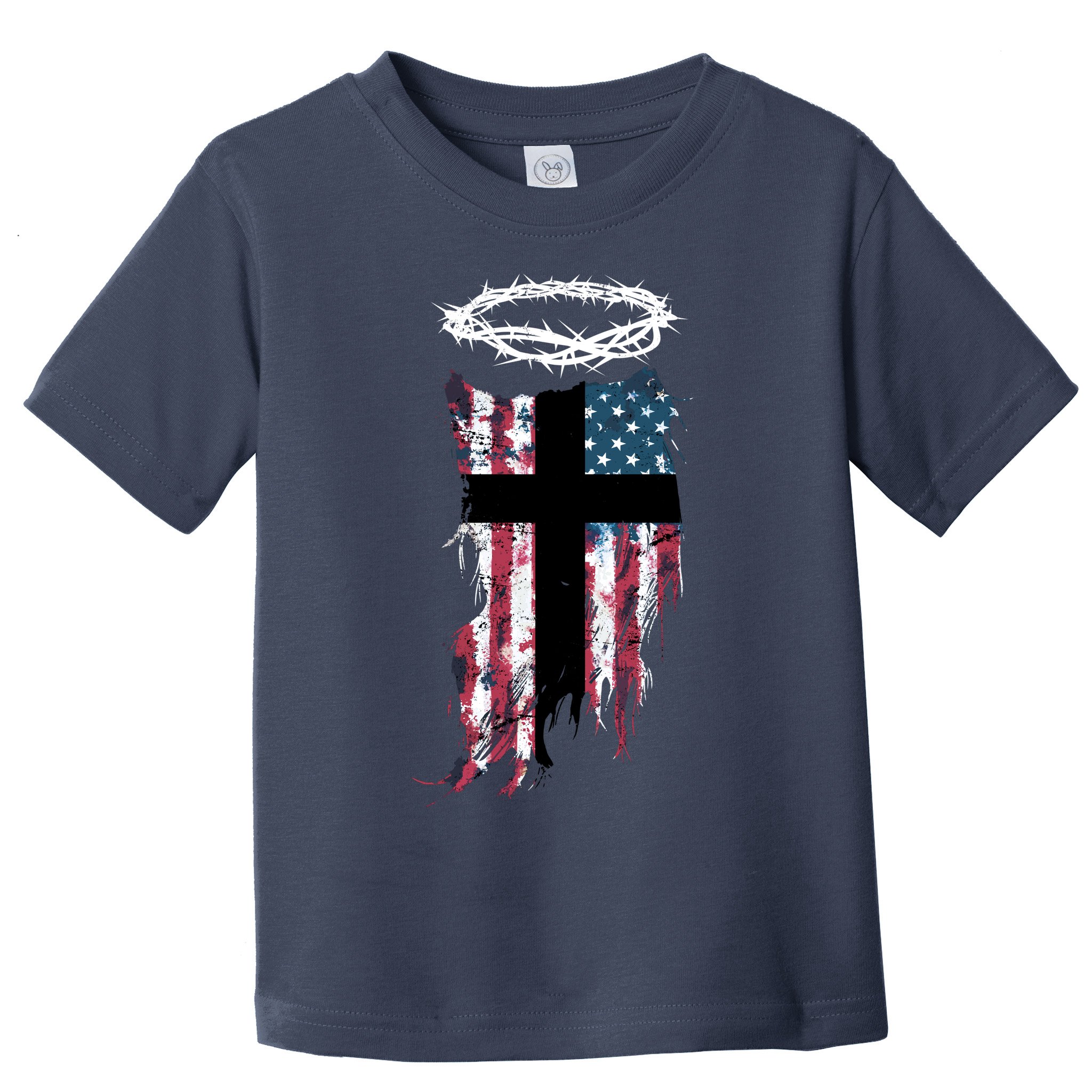 Christian Patriotic USA Flag Toddler T-Shirt
