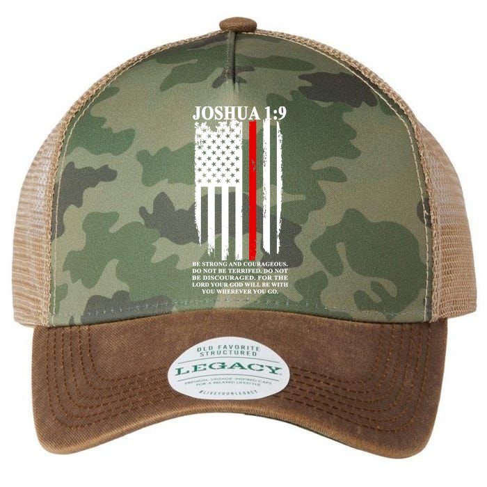 Christian Red Thin Line Legacy Tie Dye Trucker Hat
