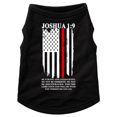 Christian Red Thin Line Doggie Tank