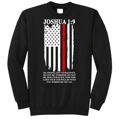 Christian Red Thin Line Sweatshirt