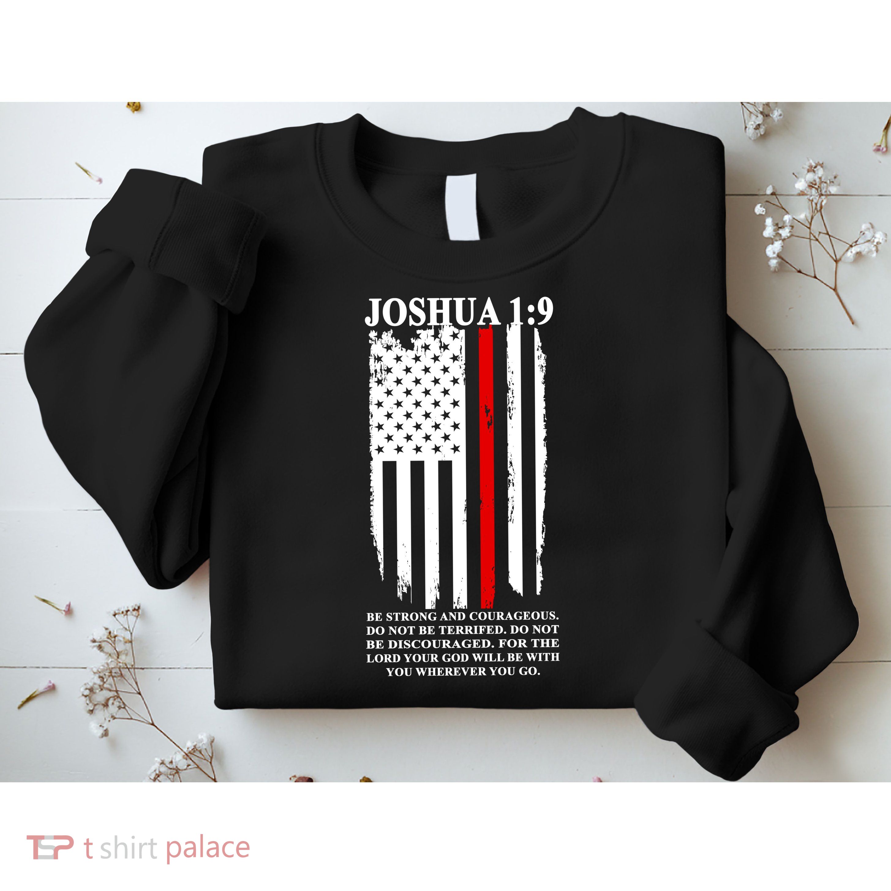 Christian Red Thin Line Sweatshirt