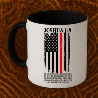 Christian Red Thin Line Mug
