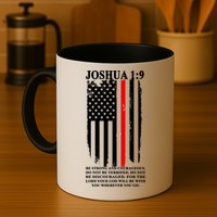 Christian Red Thin Line Mug