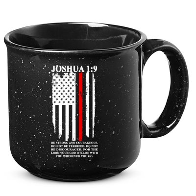 Christian Red Thin Line 15oz Campfire Ceramic Mug