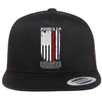 Christian Red Thin Line Flatbill Hat