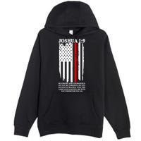 Christian Red Thin Line Premium Pullover Hoodie