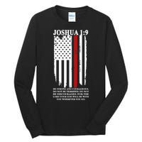 Christian Red Thin Line Tall Long Sleeve T-Shirt