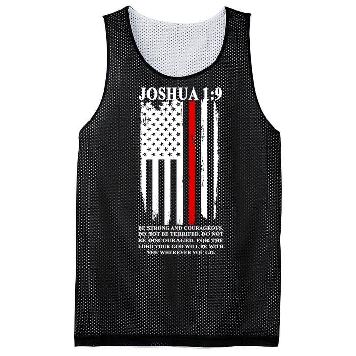 Christian Red Thin Line Mesh Reversible Basketball Jersey Tank