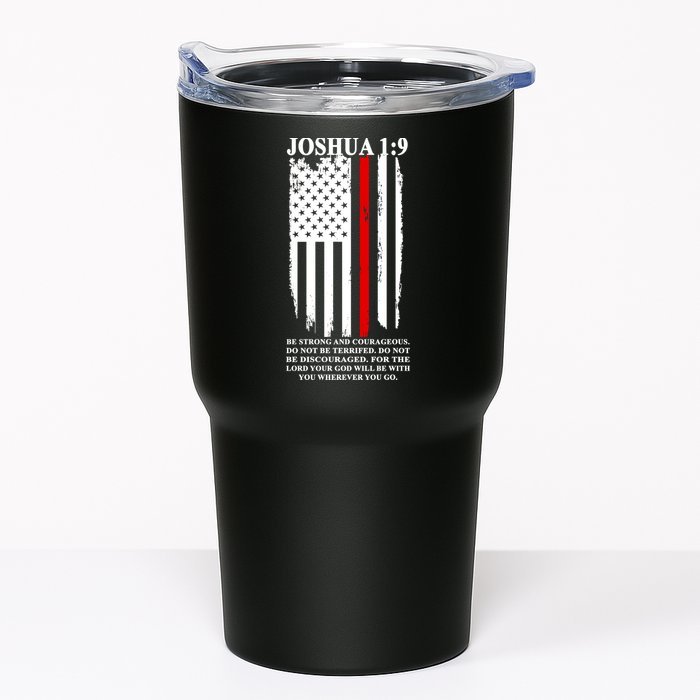 Christian Red Thin Line Tumbler