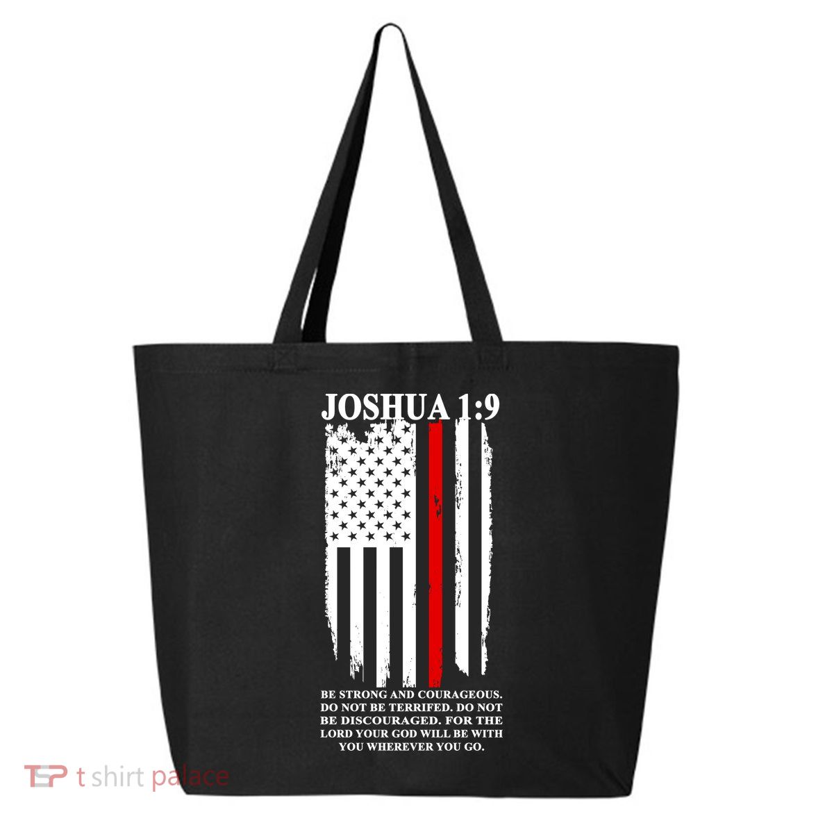 Christian Red Thin Line 25L Jumbo Tote