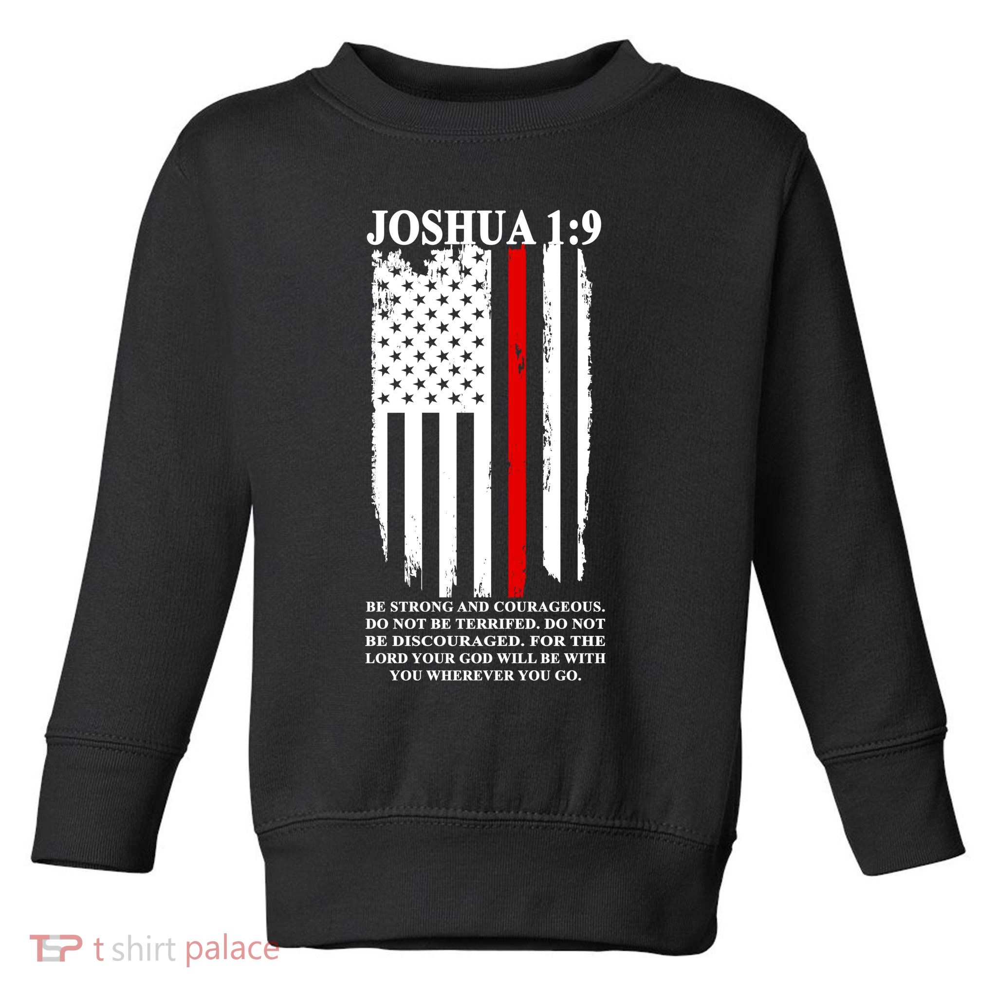 Christian Red Thin Line Toddler Sweatshirt