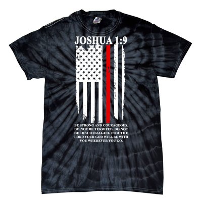 Christian Red Thin Line Tie-Dye T-Shirt