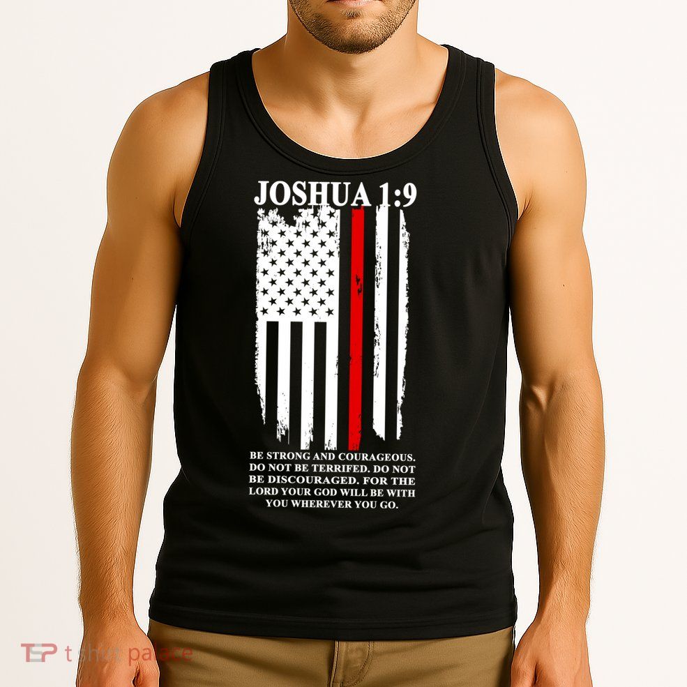 Christian Red Thin Line Tank Top