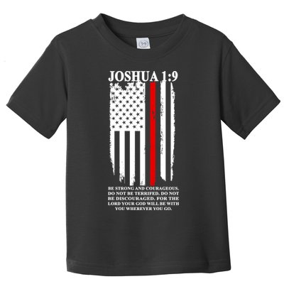 Christian Red Thin Line Toddler T-Shirt
