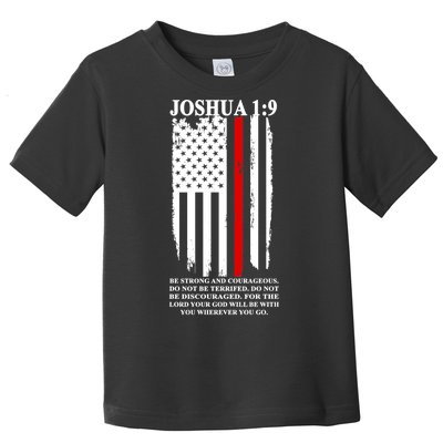 Christian Red Thin Line Toddler T-Shirt