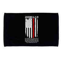 Christian Red Thin Line Microfiber Hand Towel