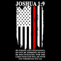 Christian Red Thin Line Womens T-Shirt