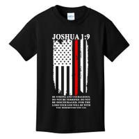 Christian Red Thin Line Kids T-Shirt