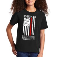Christian Red Thin Line Kids T-Shirt