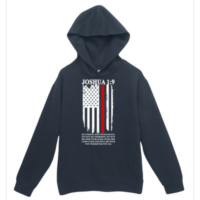 Christian Red Thin Line Urban Pullover Hoodie