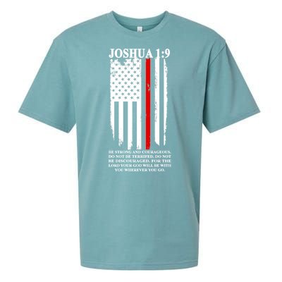 Christian Red Thin Line Sueded Cloud Jersey T-Shirt