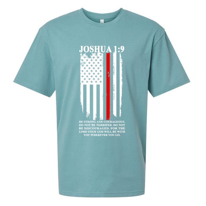 Christian Red Thin Line Sueded Cloud Jersey T-Shirt