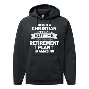 Christian Retirement Plan Performance Fleece Hoodie