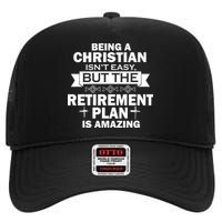 Christian Retirement Plan High Crown Mesh Back Trucker Hat