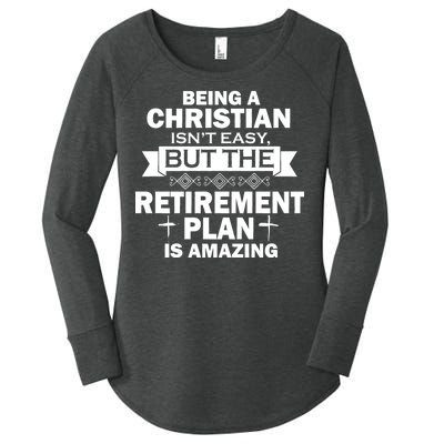 Christian Retirement Plan Women's Perfect Tri Tunic Long Sleeve Shirt