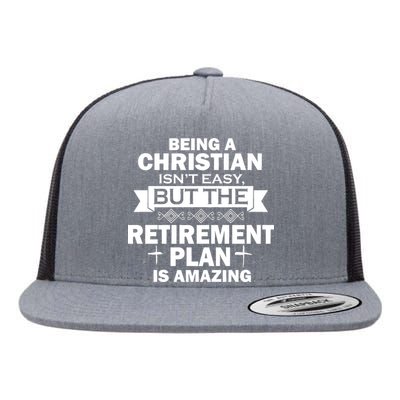 Christian Retirement Plan Flat Bill Trucker Hat