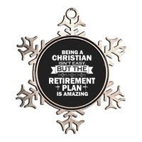 Christian Retirement Plan Metallic Star Ornament