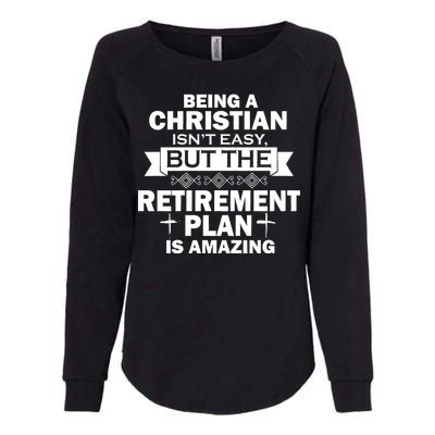 Christian Retirement Plan Womens California Wash Sweatshirt