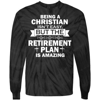 Christian Retirement Plan Tie-Dye Long Sleeve Shirt