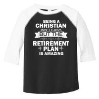 Christian Retirement Plan Toddler Fine Jersey T-Shirt