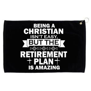 Christian Retirement Plan Grommeted Golf Towel