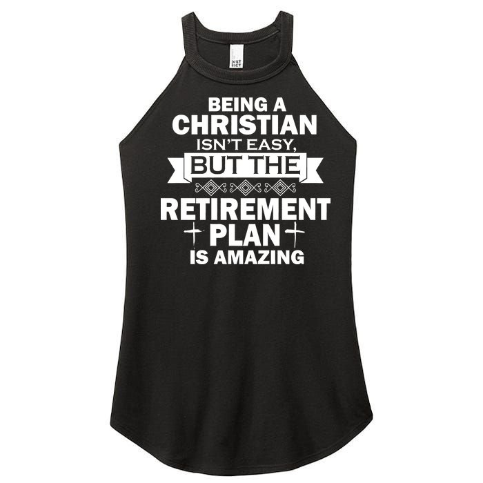 Christian Retirement Plan Women's Perfect Tri Rocker Tank