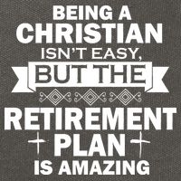 Christian Retirement Plan Cotton Canvas Backpack
