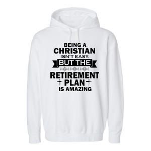 Christian Retirement Plan Garment-Dyed Fleece Hoodie