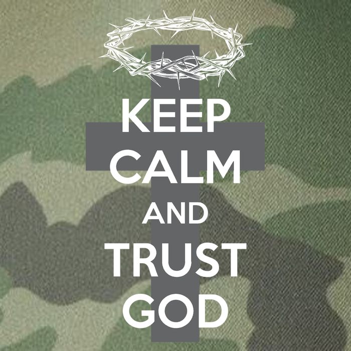Christian Slogan: Keep Calm and Trust God  Legacy Tie Dye Trucker Hat