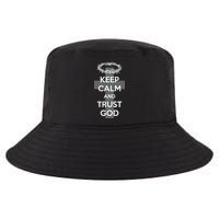 Christian Slogan: Keep Calm and Trust God  Cool Comfort Performance Bucket Hat