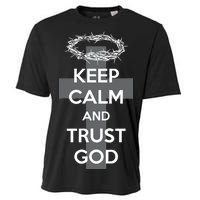 Christian Slogan: Keep Calm and Trust God  Cooling Performance Crew T-Shirt